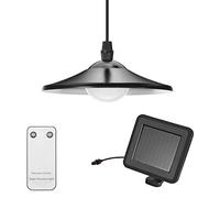 Tomshine - Lampada a sospensione a energia solare con pannello solare e interruttore a tiretto con 2 modalità - IP44 impermeabile