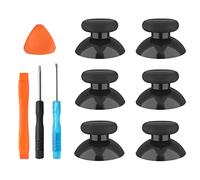 TOMSIN Joystick di ricambio per controller Xbox One, kit di riparazione per Xbox One S (6 pezzi) (nero)
