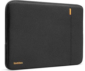 tomtoc 360° Custodia per Dell XPS 15 Pollici Laptop, 14" HP Acer Chromebook, 14 Pollici Thinkpad T e E Series, Protezione Completa, Antiurto, Resistente all'acqua Borsa per Laptop