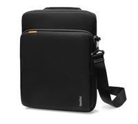 Tomtoc - Borsa a tracolla per tablet iPad Pro 2018-2020 da 12,9" con Apple Pencil Magic Keyboard e Smart Keyboard a libro, Surface Pro X/7/6/5/4, impermeabile in tessuto Cordura