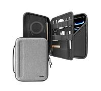 tomtoc Custodia per 13 Pollici Tablet per iPad Air M4/M3/M2 2026-2024 & iPad Pro 13" M5/M4, iPad Pro 12,9", Custodia Rigida EVA per Magic Keyboard/Smart Keyboard/Adattatore/Cavo/Hub USB/Apple Pencil