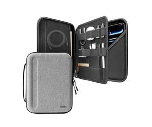 tomtoc Custodia per 13 Pollici Tablet per iPad Air M4/M3/M2 2026-2024 & iPad Pro 13" M5/M4, iPad Pro 12,9", Custodia Rigida EVA per Magic Keyboard/Smart Keyboard/Adattatore/Cavo/Hub USB/Apple Pencil