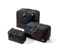 tomtoc Organizer Valigia Set di 3, Packing Cubes Compression, Organizer Viaggio Antiodore, Sacchetti per Vestiti kit Viaggio, Organizer Valigia Salvaspazio, Buste Vestiti, Organizer Zaino