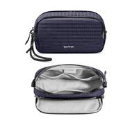 tomtoc T12 New Techpouch UK, Plaid blu, M, Organizer per borse