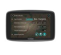 TomTom Navigatore per Camion, Autobus, Furgone GO Professional 620 (6 pollici, Limitazioni di Altezza e Peso, Info Traffico e Autovelox in Tempo Reale, Aggiornamenti WiFi, Mappe Europa)