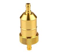 Tomvorks 8mm Motorcycle Gasoline Oil Filter Filtration Cleaner, Stable Performance and High Filtration Efficiency, Very Practical, Made of High Quality Aluminum, Anti Corrosion, Not Easy (Nero)