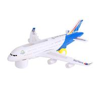 Tomvorks Aereo Giocattolo D'azione con Luci e Suoni per Bambini, Regalo Perfetto per Ragazzi e Ragazze, Materiale Premium, 11,81 Pollici (Bianco)
