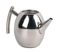 Tomvorks Bollitore per Caffettiera in Acciaio Inossidabile Resistente per gli Amanti del tè Grande capacità con Filtro Facile da Pulire (1 litro/1000 ml)