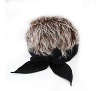 Tomvorks Cappello con Parrucca Divertente Senza Tesa Leggero per Uomo, Design Speciale per Riunioni di Feste, Cotone + Poliestere (#2)