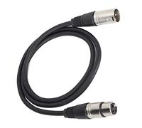 Tomvorks Cavo per Microfono 3 Pin XLR Maschio a XLR Femmina Cavo Bilanciato Durevole per Registrazione in Studio e Suono Dal PVC 1 X 10 Piedi (3 metri / 9,8 piedi)