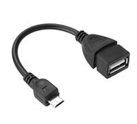 Tomvorks Cavo USB OTG di Alta qualità Adattatore Durevole per Dispositivi Connettore da Micro USB a Femmina Compatibile con Tastiere e Mouse con Dischi U