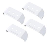 Tomvorks Cinghie per Pluviali in Alluminio Staffe Durevoli per Pluviali da 2x3 Pollici Facile Installazione a Parete il Drenaggio Domestico Confezione da 4 (4 pezzi)