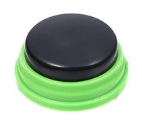 Tomvorks Confezione da 4 Pulsanti di Registrazione Viola Verde Arancione Blu per Bambini Apprendimento Interattivo per L'educazione Linguistica (Verde)