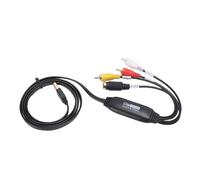 Tomvorks Convertitore da VHS A Digitale Scheda di Cattura Video Ad Alta Definizione per e OS X Adattatore Video AV S 1080P con Uscita USB A USB C