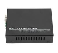 Tomvorks Convertitore Multimediale Gigabit Compatto e Durevole da Ethernet a Fibra per Uso Interno Ed Esterno Metallo 1 unità