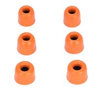 Tomvorks Cuscinetti di Ricambio per Auricolari 6 Pezzi di Memory Foam per la Riduzione del Rumore una vestibilità Comoda Durante lo Sport e i Viaggi (Arancia)