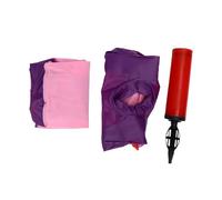 Tomvorks Cuscino Gonfiabile Portatile con Cuscino a Ciambella per Alleviare il Dolore Al Collo e Al Coccige, Leggero per Viaggi in Auto da Ufficio a Casa (Viola)