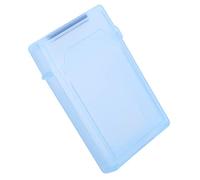 Tomvorks Custodia Protettiva Antistatica Antipolvere per Scatola di Immagazzinaggio del Disco Rigido da 2,5 Pollici per Materiale ABS HDD/SSD con Protezione Dalle Vibrazioni (Blu)