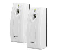 Tomvorks Diffusore per Aromaterapia Senza Acqua Montato a Parete Copertura Fino a 645 Piedi Quadrati 300 Ml/10 Fl.oz Diffusore di Olio a Spruzzo di Profumo Temporizzato con Sensore di (2 pacchi)