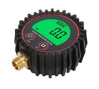 Tomvorks Gestitore per Pressione Digitale del Gonfiore dei Pneumatici, Letture Accurate, Risoluzione dell'1%, 3-255 PSI, Display LCD Luminoso, Bar Bar KPA PSI KG/CM^2, MIPG MPG, All