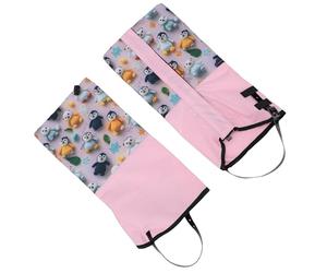 Tomvorks Ghette da per Stivali, Coprigambe per Bambini Cartoon con Tessuto Oxford Antipioggia, Parte Superiore Regolabile, Striscia Antiscivolo in TPU, Ideali (XL)