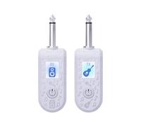 Tomvorks Giocatore di Chitarra Wireless Connettività Senza Soluzione di continuità Trasmissione in Tempo Reale per Chitarra Elettrica Plug and Play Wireless 2.4G per gli Amanti della Musica ABS (1