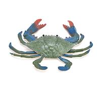 Tomvorks Giocattolo Educativo Decorativo da Scrivania in Plastica Realistica per Bambini da 6,9 Pollici per gli Amanti degli Animali Marini (PL127-524 Granchio (0,072 kg))