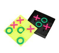 Tomvorks Gioco da Tavolo OX Chess - Giocattolo Educativo per lo Sviluppo Dell'intelligenza e del Divertimento - Plastica Leggera per attività Indoor e Outdoor
