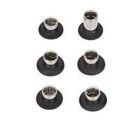 Tomvorks Joystick di Ricambio, Impugnature in Metallo Resistenti per Un'esperienza di Gioco per One Series 2, 6 Pezzi con Impugnatura Strutturata