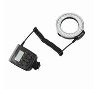 Tomvorks LED Anello Luce Flash, 7 Modalità di Luminosità | Innovativa tecnologia LED, controller con LCD, 4 filtri colorati, compatibile con la maggior parte delle fotocamere