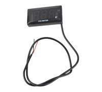 Tomvorks Misurazione della Tensione CC, Pannello LED Display Digitale, Tester di Tensione Resistente All'acqua per Indicatore di Monito della Batteria con Staffa, Volt Metter, Tester di (Argento)