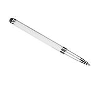 Tomvorks Penna Stilo Sensibile per Touch Screen Capacitivi con Punta Ultrafine per Disegnare e Scrivere Dispositivi IOS Metallo 5,3 Pollici 1 unità (Bianco)