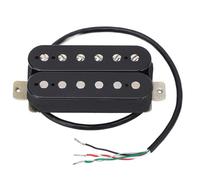 Tomvorks Pickup di Bassi Elettrici a Doppia Bobina Troppowound Alla Moda, Magnete Alnico 5, Volume Elevato, 7,6kΩ, 6 Stringa, per la Chitarra per Bassi Pickup Bobina, con Canna Regolabile