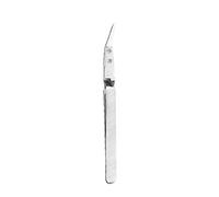 Tomvorks Pinzetta Antistatica in Acciaio Inossidabile con Testa di Serraggio in Ceramica per Elettronica e Gioielli Punta Dritta da 140 Mm