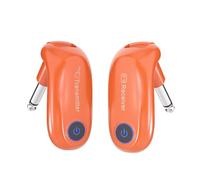 Tomvorks Ricevitore e Trasmettitore Wireless per Chitarra, Ritardo Minimo, Batteria a Lunga Durata, Strumenti a Fiato Elettrici Plug-and-play, Materiale ABS (Arancia)