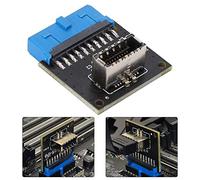 Tomvorks Scheda di Espansione Scheda Madre Adattatore USB 3.0 da 19 PIN a TYPE-C per Connessione Al Telaio Anteriore, Materiale PCB Resistente, 1 unità