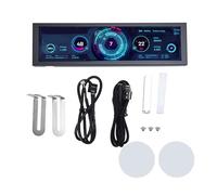 Tomvorks Schermo da 8,8 Pollici Risoluzione 1920x480 Tipo C Interfaccia PH Display del Computer con Slot per Scheda di Memoria Piccolo