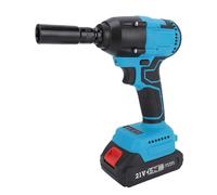 Tomvorks Set di Avvitatori a Percussione a Batteria 1/2 Pollici con Luce LED, Facile Lavorare Al Buio, Kit di Cacciaviti Percussione Senza Spazzole Coppia Elevata per la Riparazione Pneumatici e