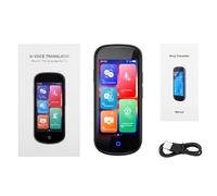 Tomvorks Smart Language Translator Device, Traduttore Istantaneo a Due Vie 130+ Lingue con 4.0 Touchscreen, per Apprendimento, Viaggi, Traduzioni Altamente Accurate, Traduzione