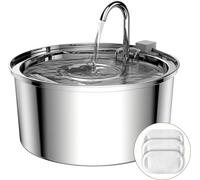 TOMXCUTE Fontanella per Gatti 3,2L in Acciaio Inox