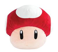 TOMY Club Mocchi Mocchi NINTENDO MARIO KART - Peluche a forma di fungo, 60 cm, T12985, per Nintendo Super Mario, grande peluche morbido per bambini e adulti, per fan di mariano, rosso