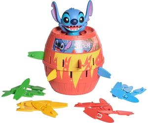 TOMY Disney Pop Up Stitch gioco d'azione, divertente famiglia e gioco per bambini, gioco di abilità adatto per bambini in età prescolare, per ragazzi, ragazze e adulti, gioco di società - dai 4 anni
