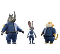 TOMY Disney Zootopia Meet The ZPD Play Set (Officers Judy Hopps, McHorn, And Clawhauser) by