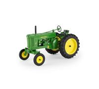 TOMY John Deere LP86768 - Trattore con asse anteriore largo e logo FFA, in scala 1:16, giocattolo agricolo pressofuso