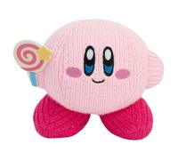 TOMY Nuiguru Knit Kirby Plush - Kirby con caramelle invincibili - Peluche da col