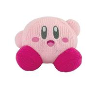 TOMY Nuiguru Knit Kirby Plush - Peluche Kirby ondeggiante - Peluche all'uncinetto - Animali da collezione all'uncinetto - Bambini e adolescenti - Cestino pasquale Stuffers - Videogiochi da collezione