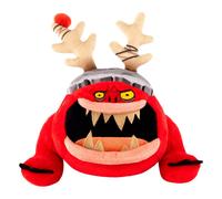 Warhammer 40,000 Bounca Plush, 10 Inch Collectible Squig Soft Toy, Festive Grotm