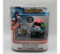 TOMY Pokemon XY Mega Figura Pokemon 2 - Pack Blastoise E Venusaur Nuova E Rara