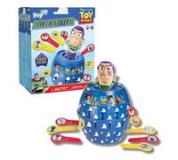 TOMY Pop Up Buzz Lightyear - Gioco d'azione per bambini, gioco d'azione divertente con bacchette, Disney Pixar Buzz Lightyear, gioco di reazione veloce per 2-4 giocatori, dai 4 anni in su
