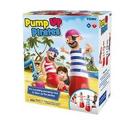 TOMY Pump Up Pirate - Gioco da tavolo per bambini in età prescolare, gioco d'azione per bambini di 4, 5, 6, 7, 8 anni